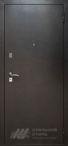 Входная антивандальная дверь с МДФ ясень внутри и порошковым напылением снаружи с отделкой Порошковое напыление - фото